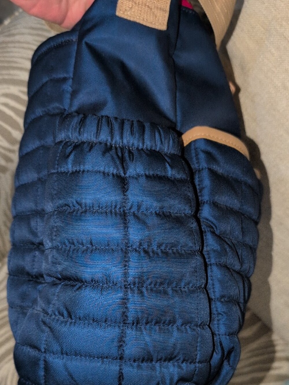 Quilted Navy Mamarn Unisex Baby Bag - Picture 11 of 12